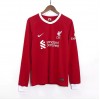 Maglia da Calcio a Maniche Lunghe Liverpool Casa 2023-24 per Uomo